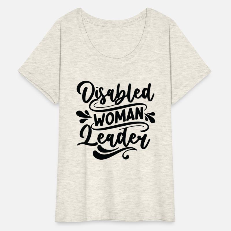 Disabled Woman Leader Design (Black Lettering)