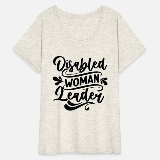 Disabled Woman Leader Design (Black Lettering)