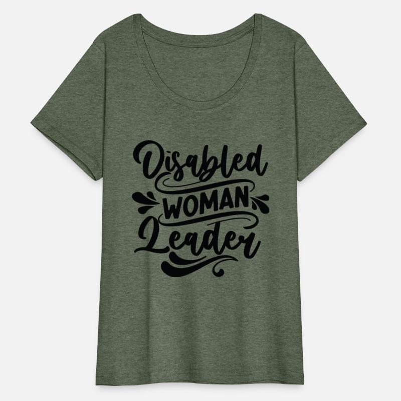 Disabled Woman Leader Design (Black Lettering)