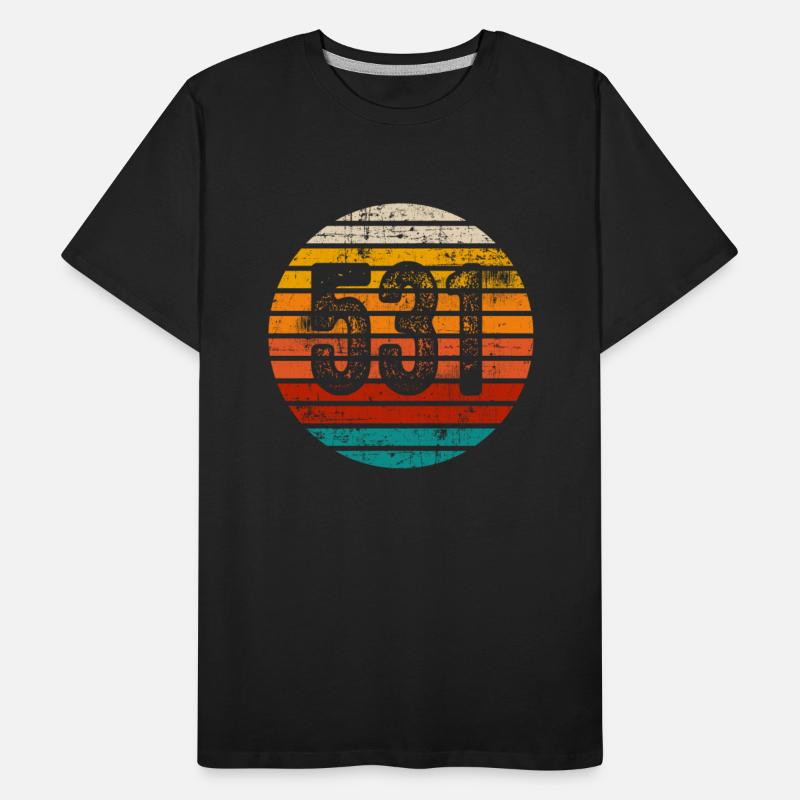 Distressed Vintage Sunset 531 Area Code