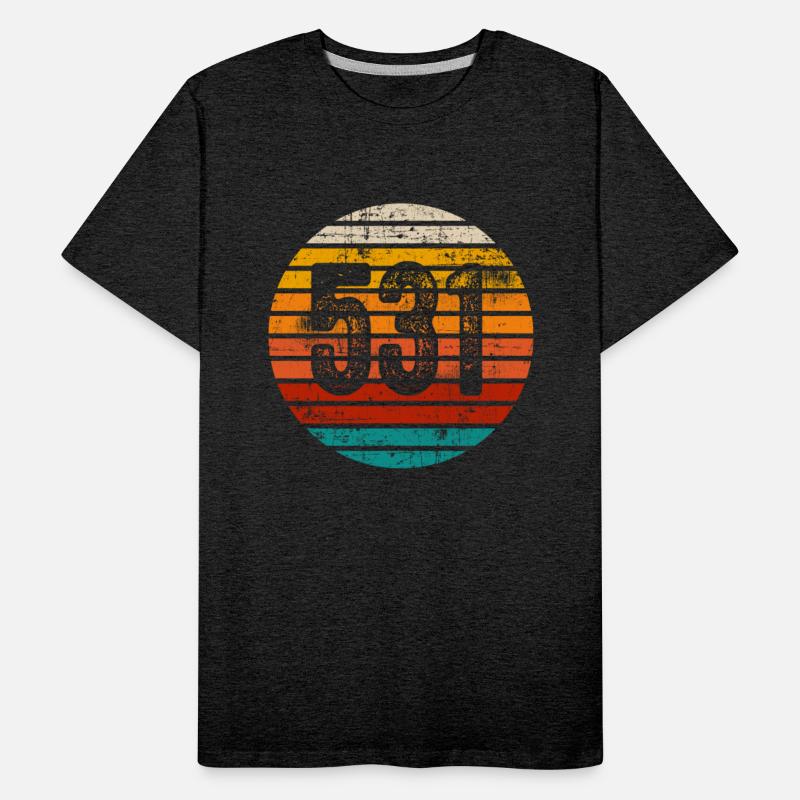 Distressed Vintage Sunset 531 Area Code