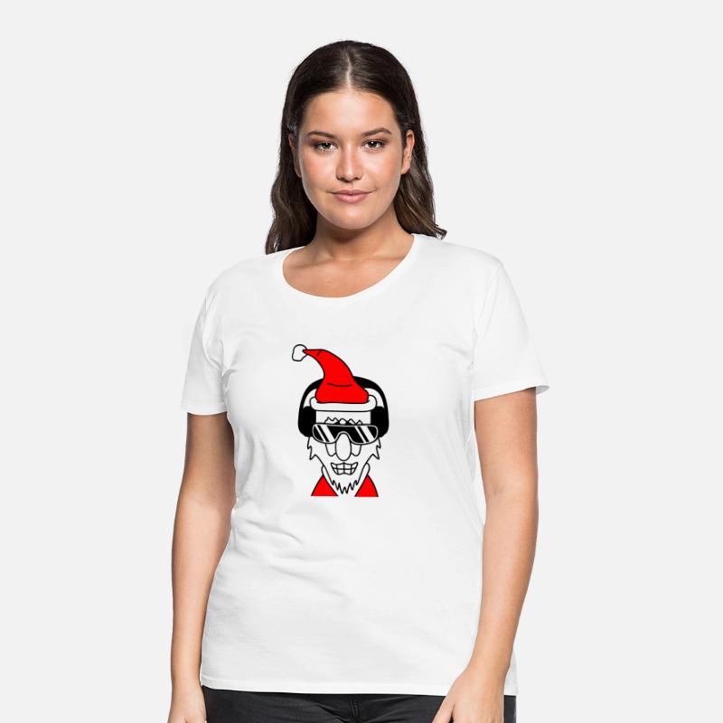 DJ Santa Claus Smiling Christmas Winter Party Fun