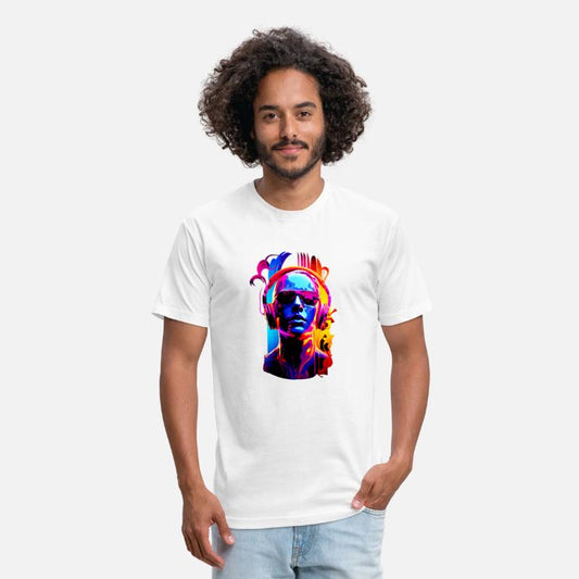 dj wearing headphones