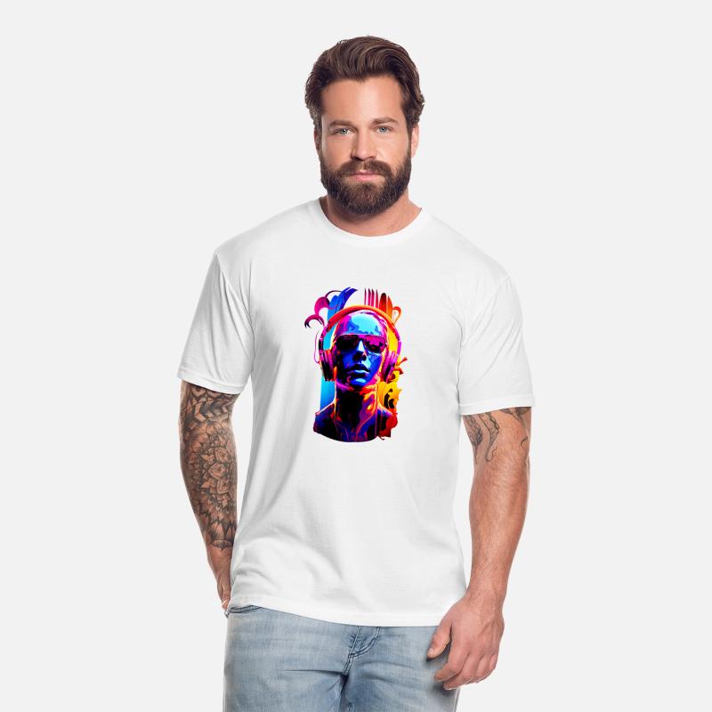 dj wearing headphones