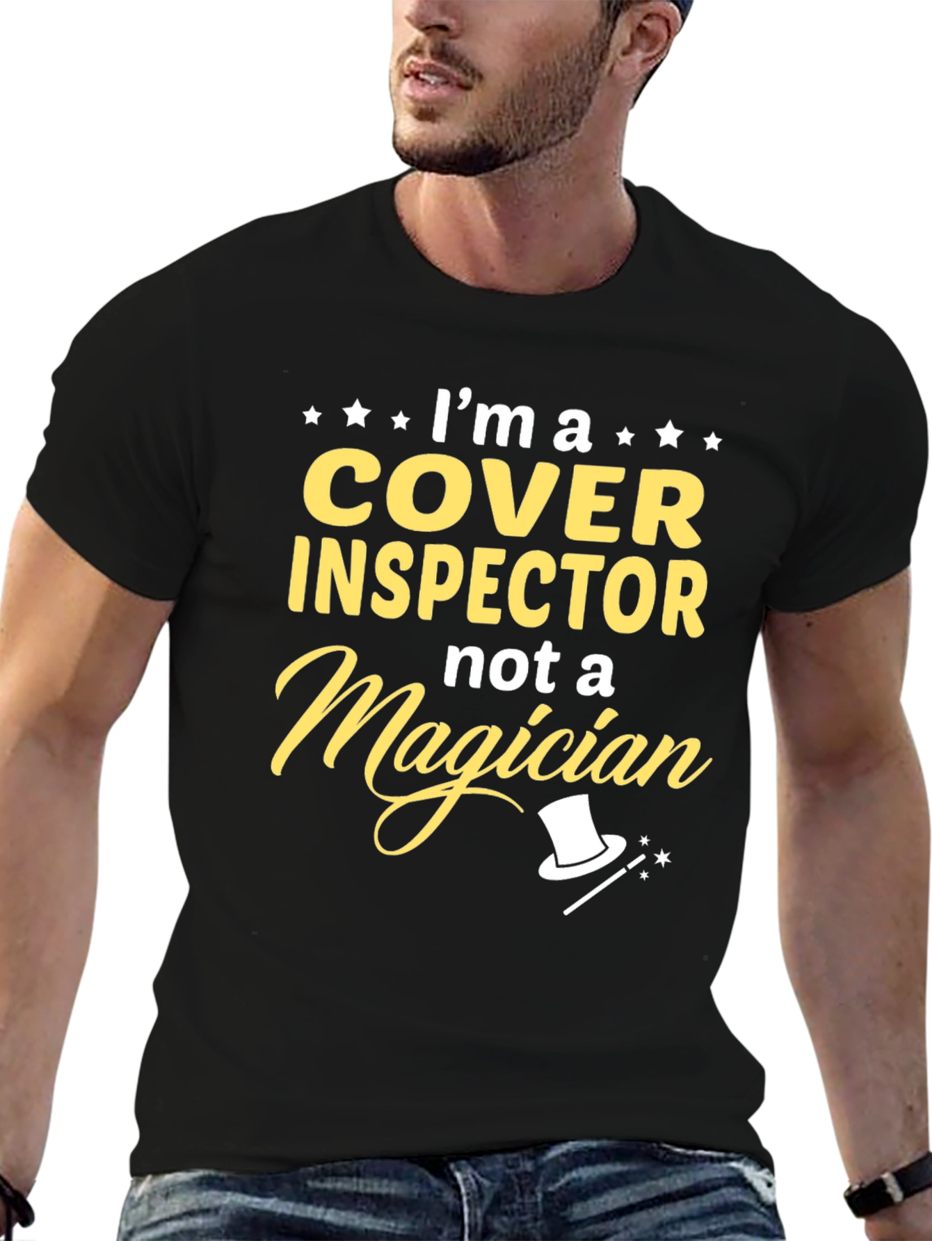 Cover Inspector T-Shirt Funny Job Gift Tee