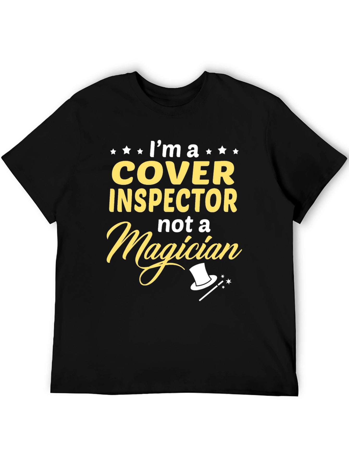 Cover Inspector T-Shirt Funny Job Gift Tee