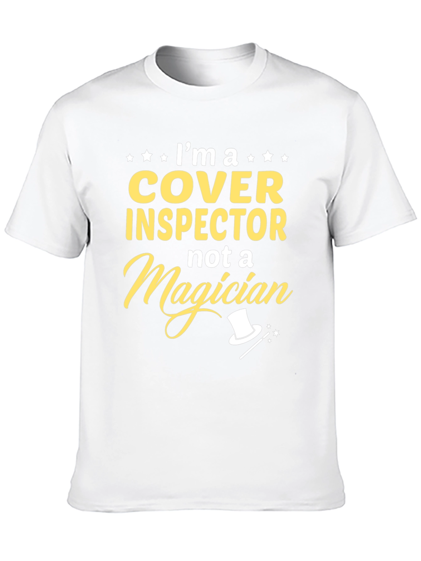 Cover Inspector T-Shirt Funny Job Gift Tee