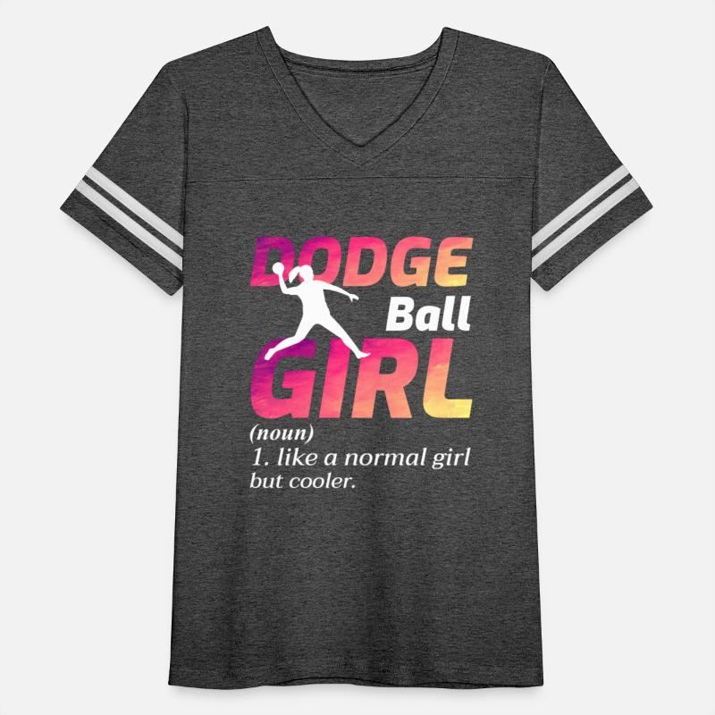 Dodgeball Girl Player Coach Team Sports Funny