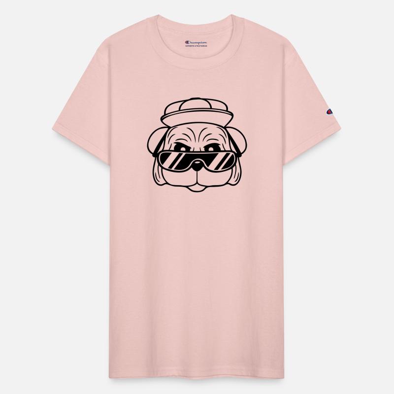 Dog Pug Cool Sunglasses Cappy Cap Bad Teenager Boy