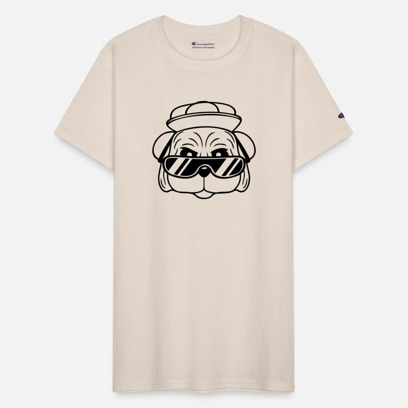 Dog Pug Cool Sunglasses Cappy Cap Bad Teenager Boy