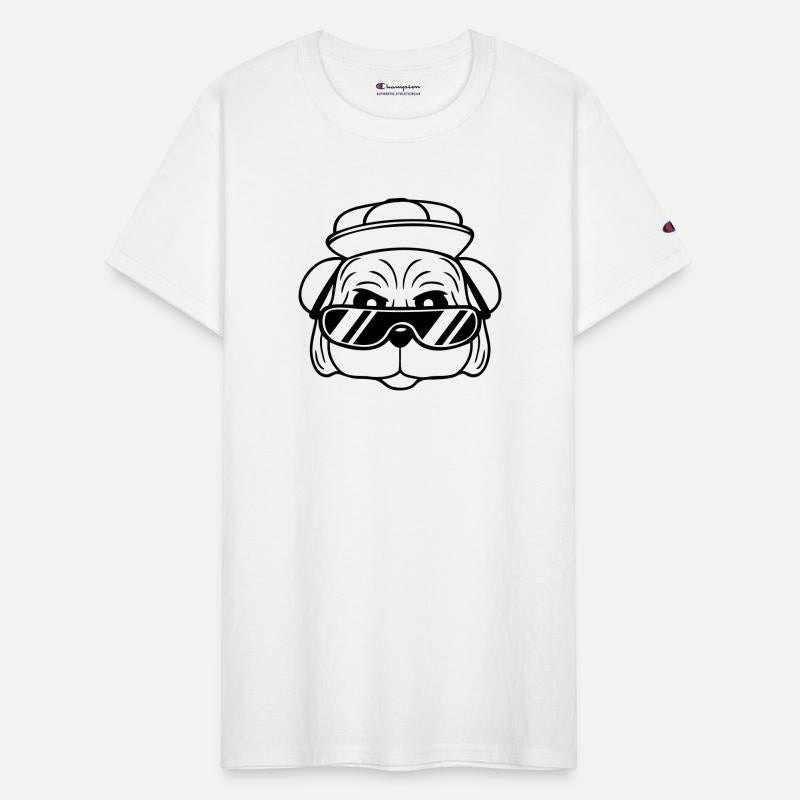 Dog Pug Cool Sunglasses Cappy Cap Bad Teenager Boy