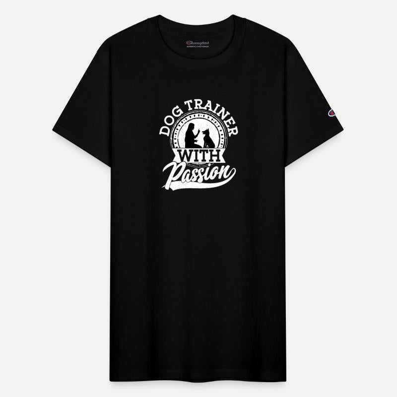 Dog Trainer With Passion Training Job Saying