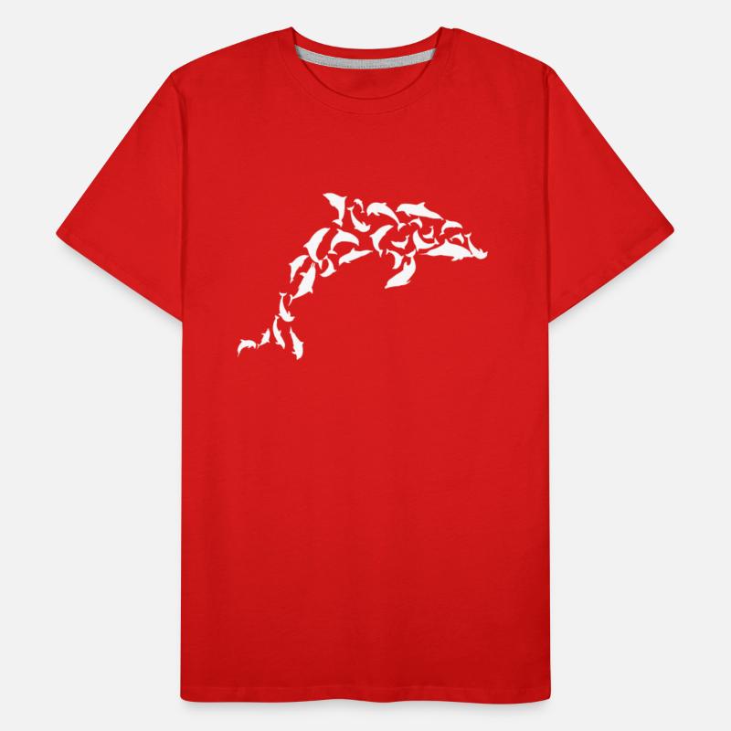 Dolphin Swarm Dolphin Shape Ocean Sea Marine