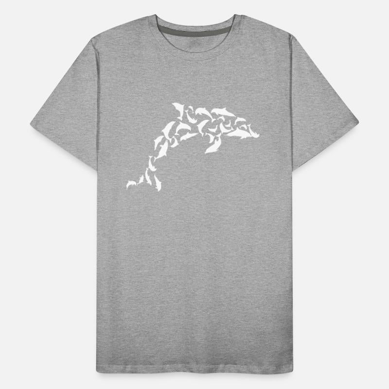 Dolphin Swarm Dolphin Shape Ocean Sea Marine