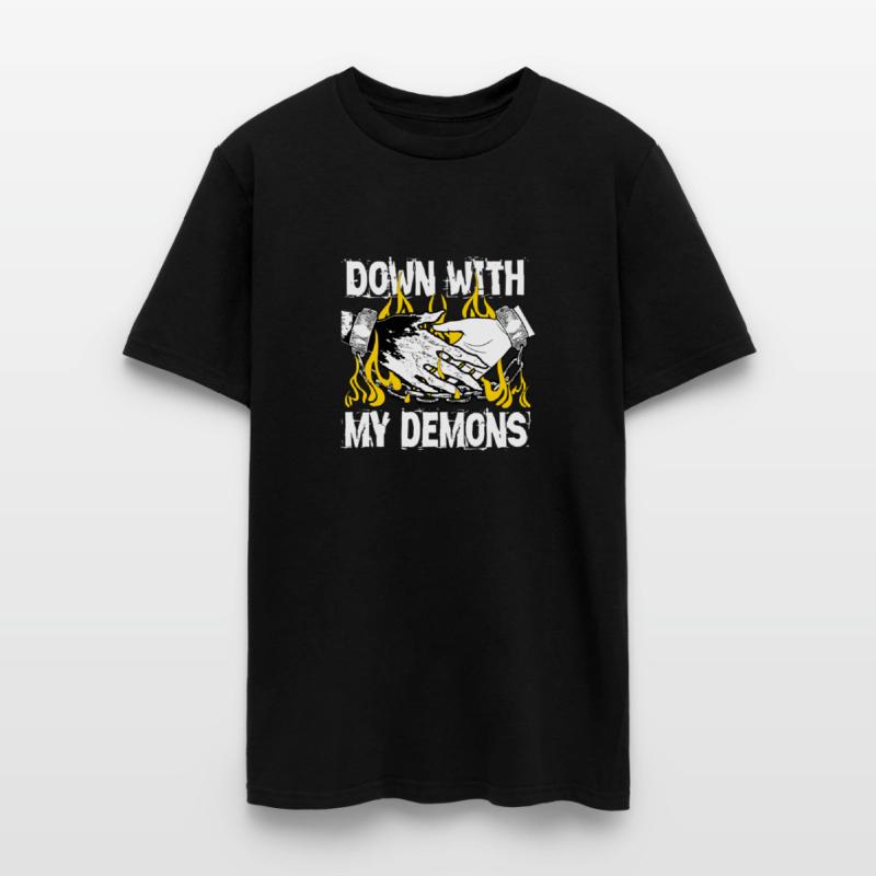 Down With My Demons Deal Handshake Aesthetic