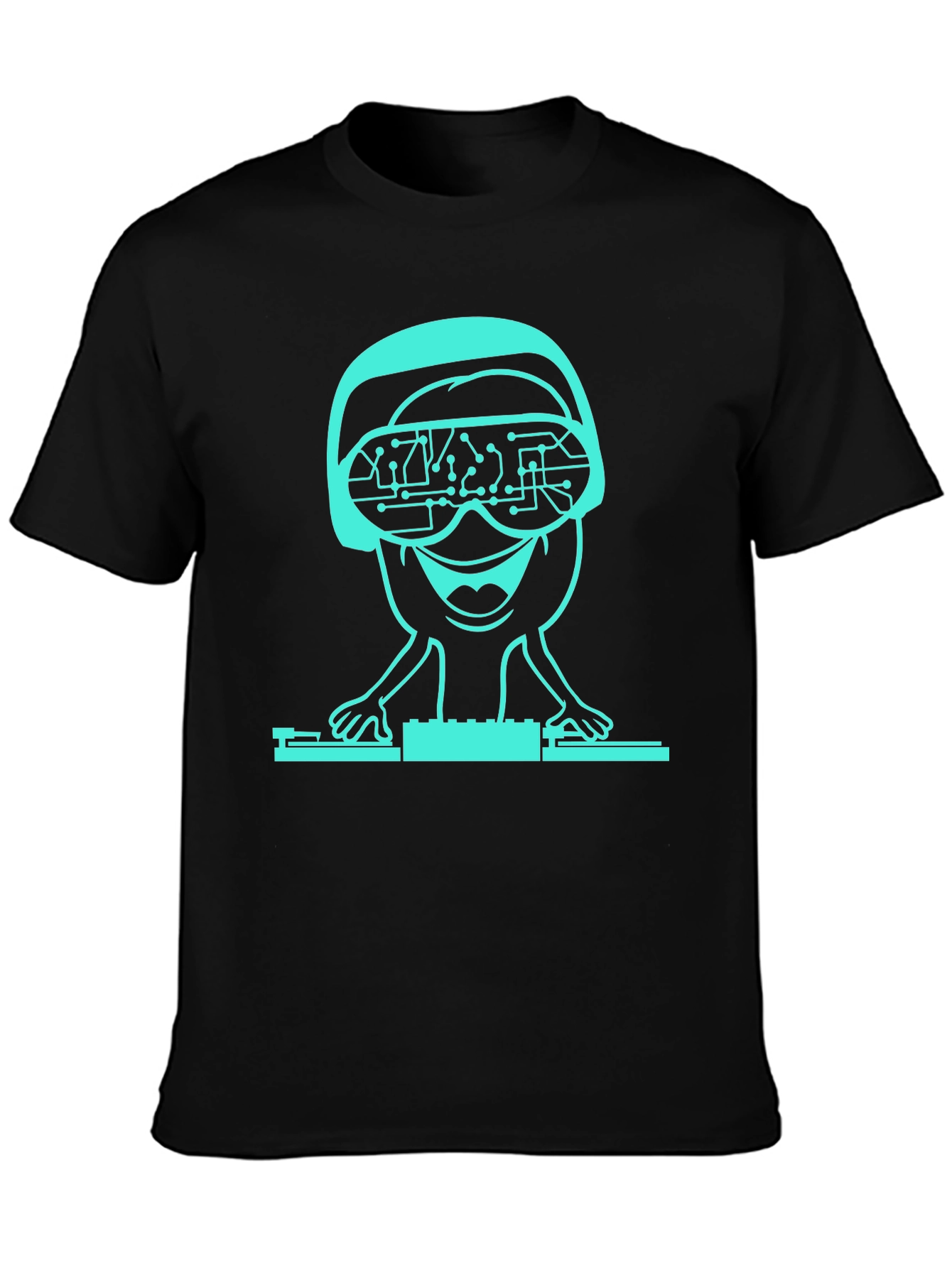 DJ Alien T-Shirt - Tech Headset Graphic Tee