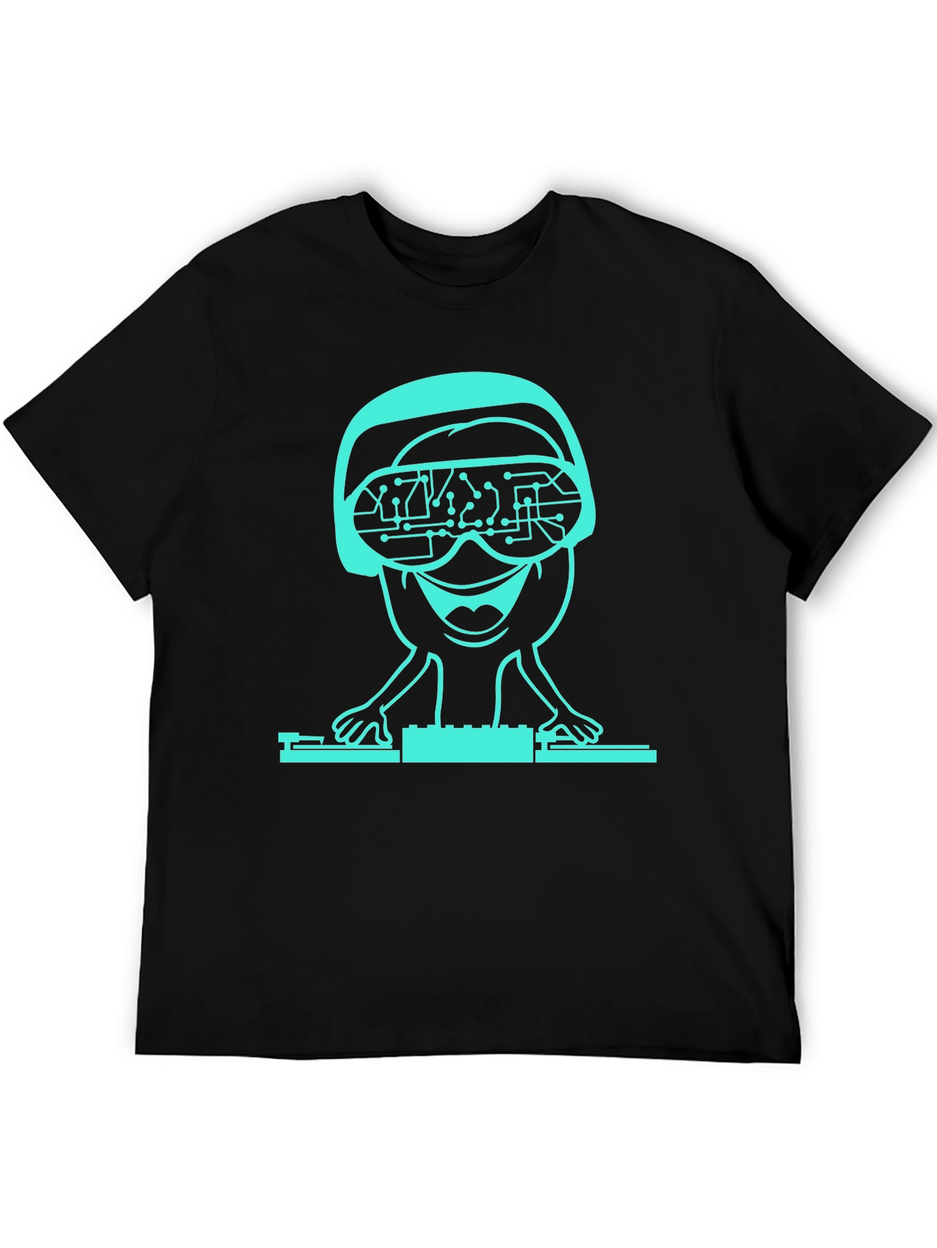 DJ Alien T-Shirt - Tech Headset Graphic Tee