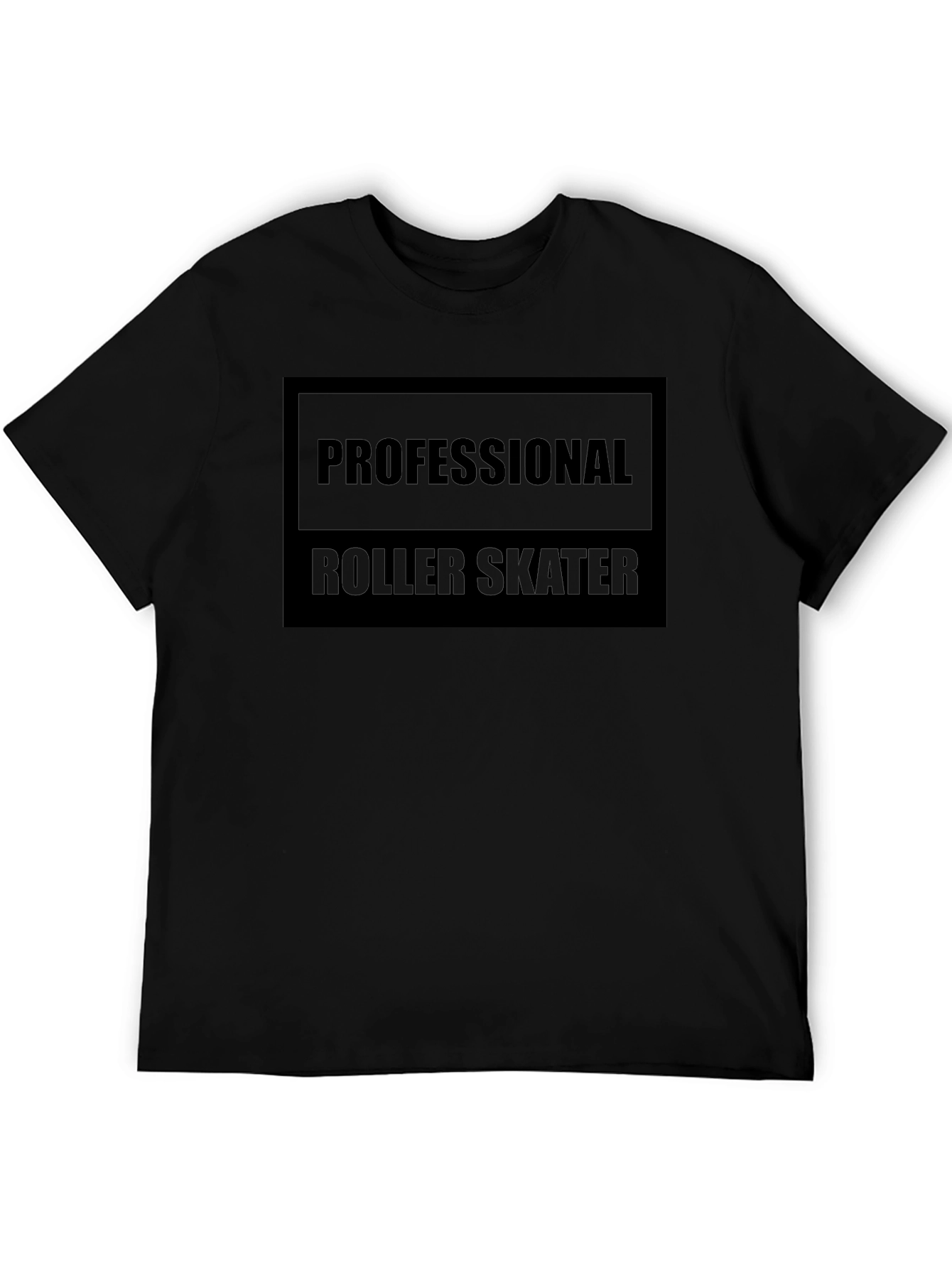 Professional Roller Skater Black T-Shirt