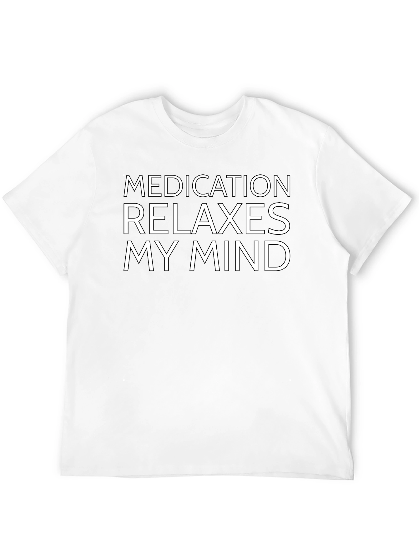 Relax My Mind Black Graphic Tee