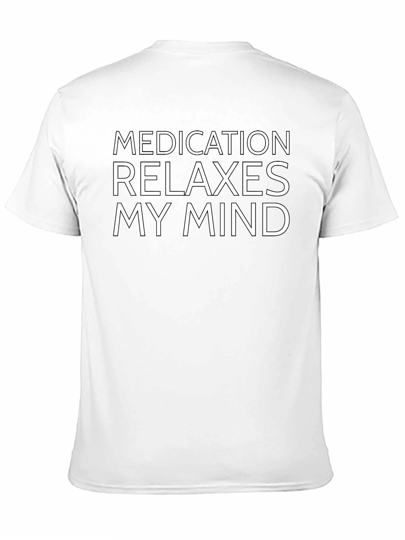 Relax My Mind Black Graphic Tee