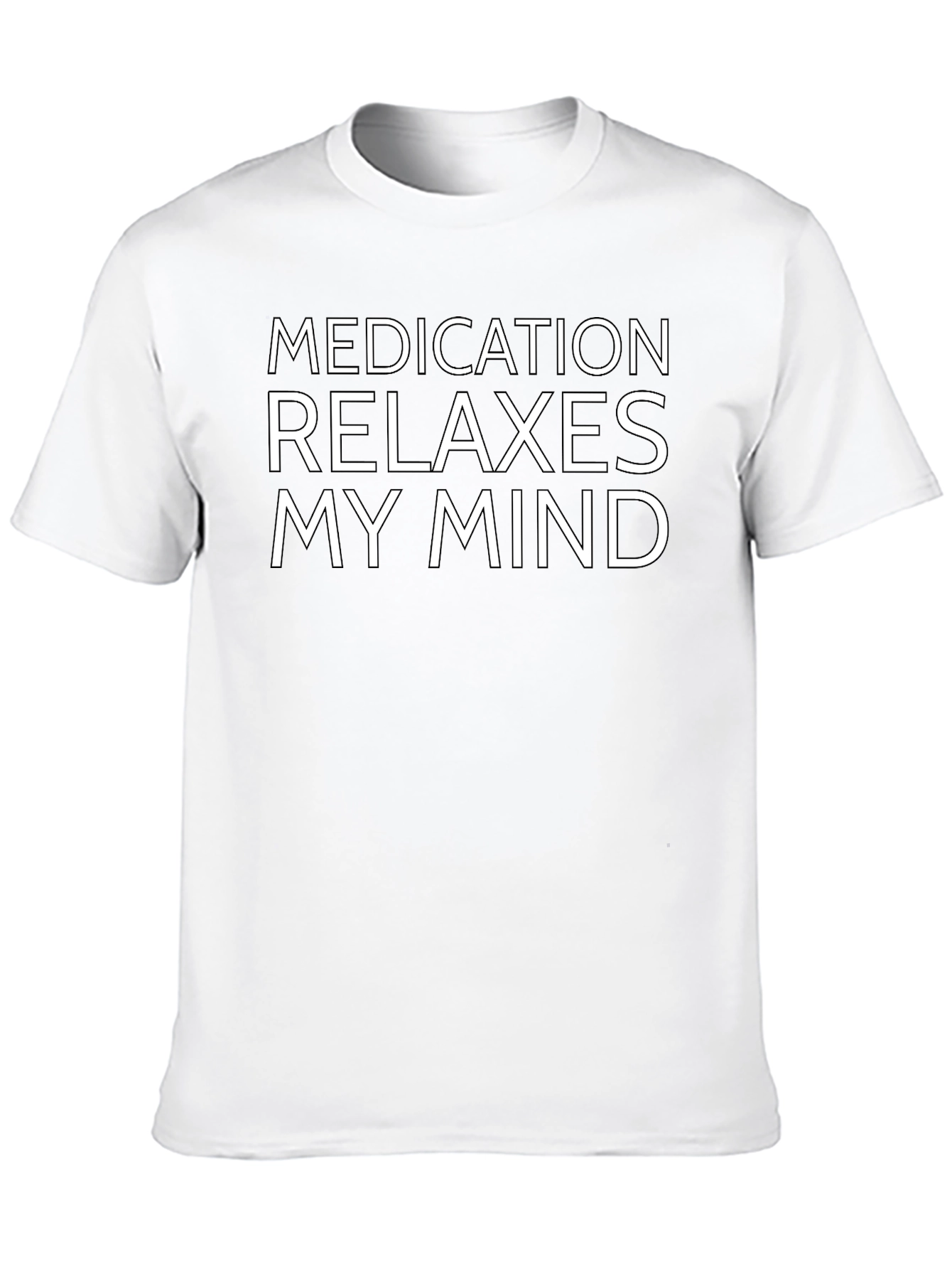 Relax My Mind Black Graphic Tee