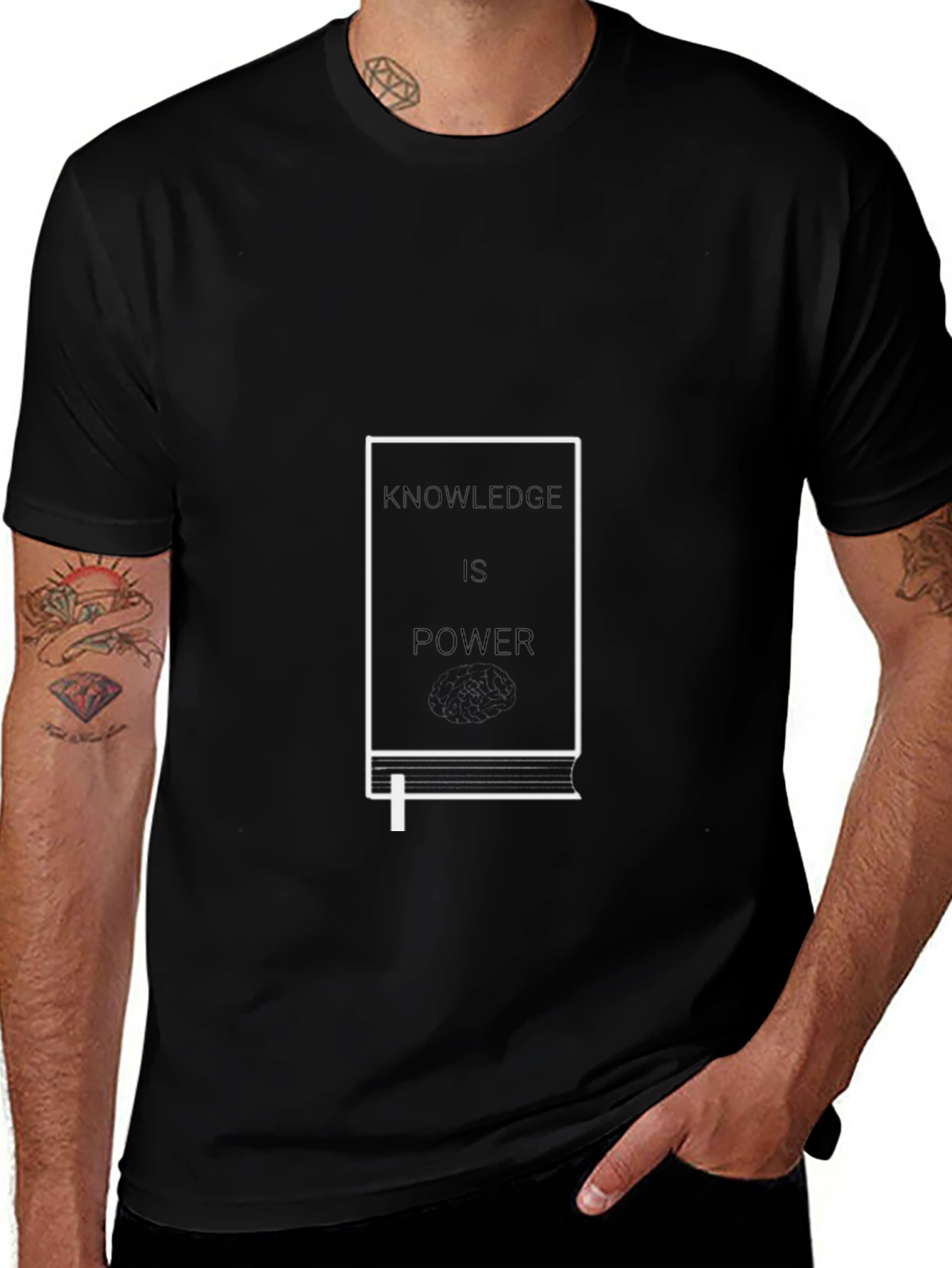 Knowledge is Power Book T-Shirt