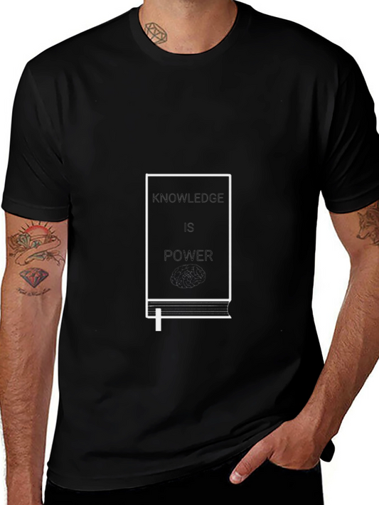Knowledge is Power Book T-Shirt