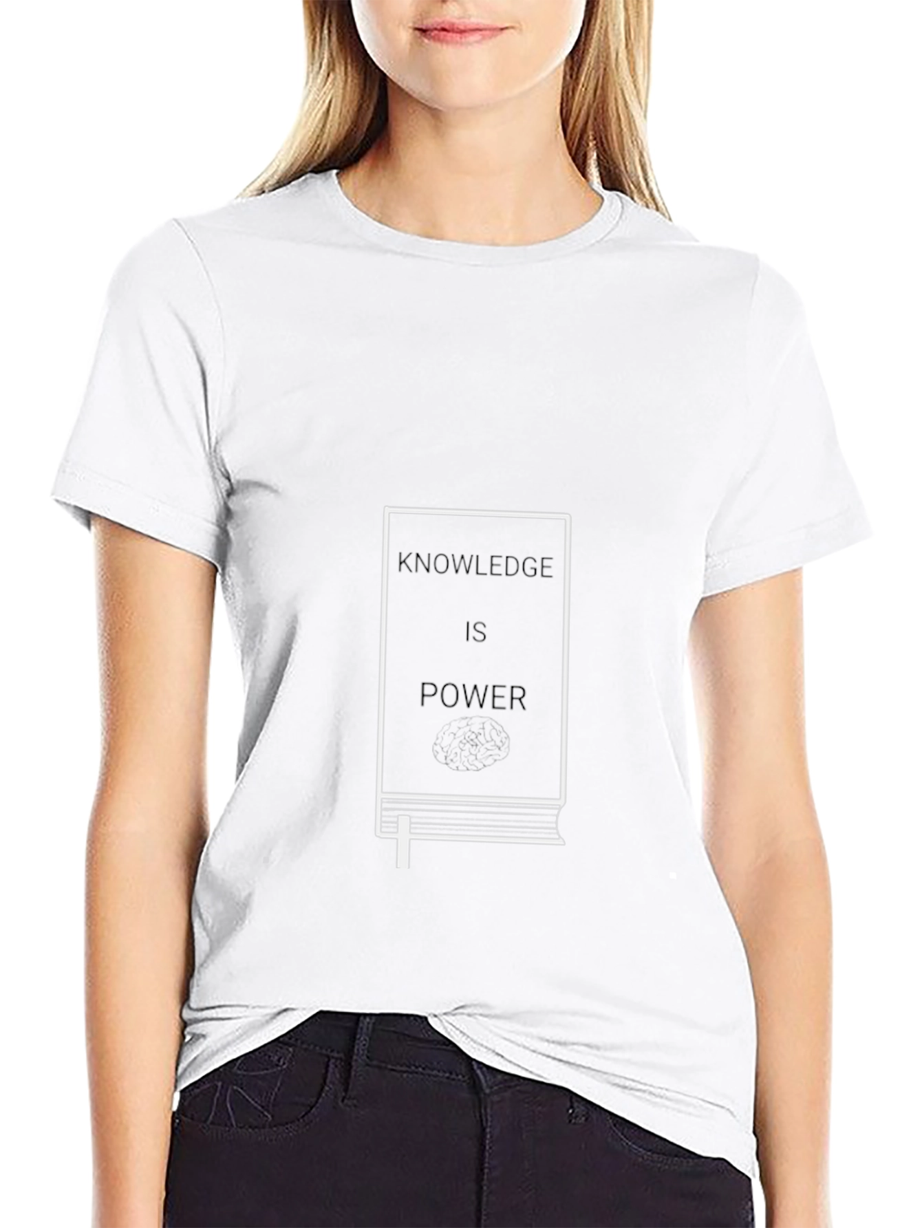 Knowledge is Power Book T-Shirt