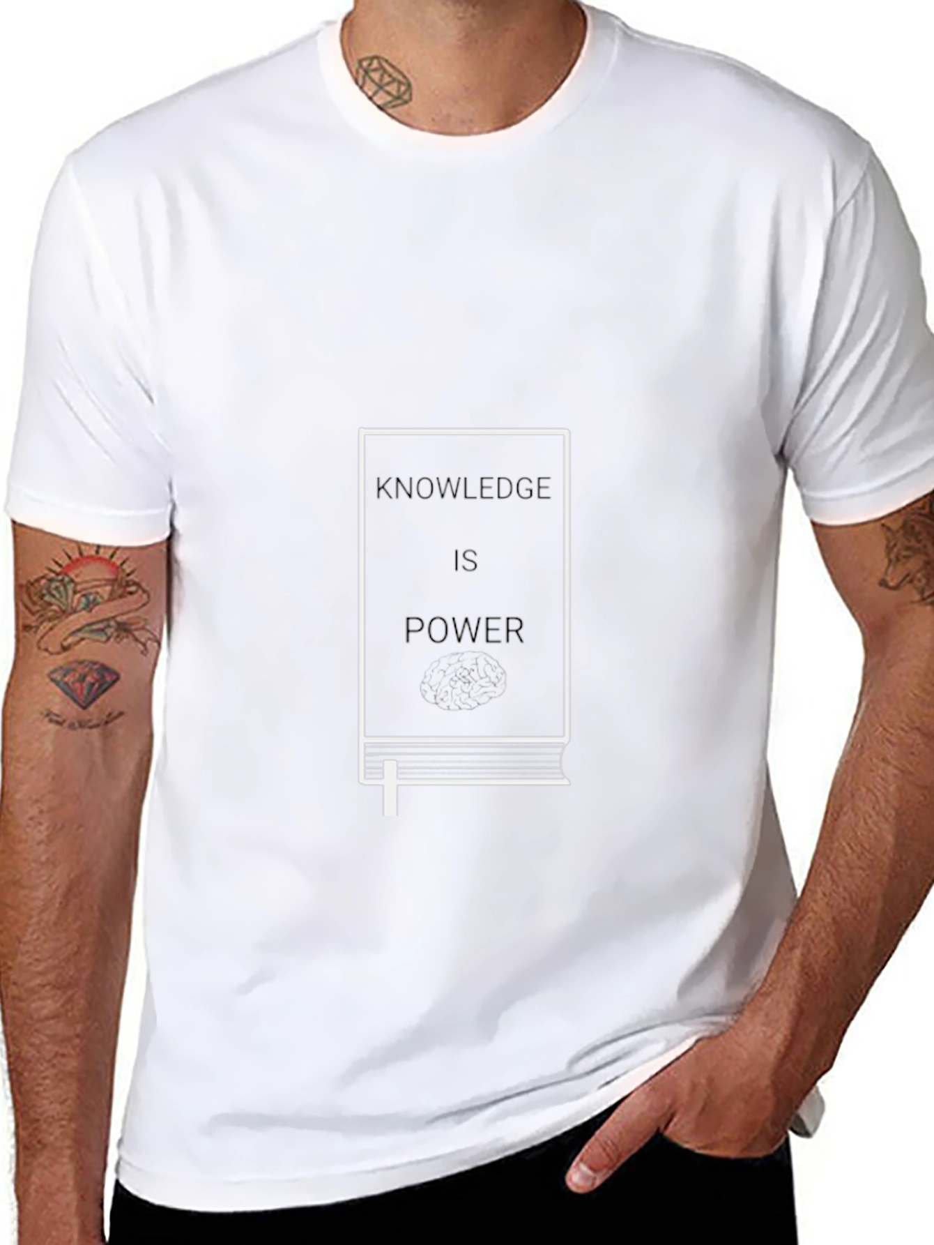 Knowledge is Power Book T-Shirt