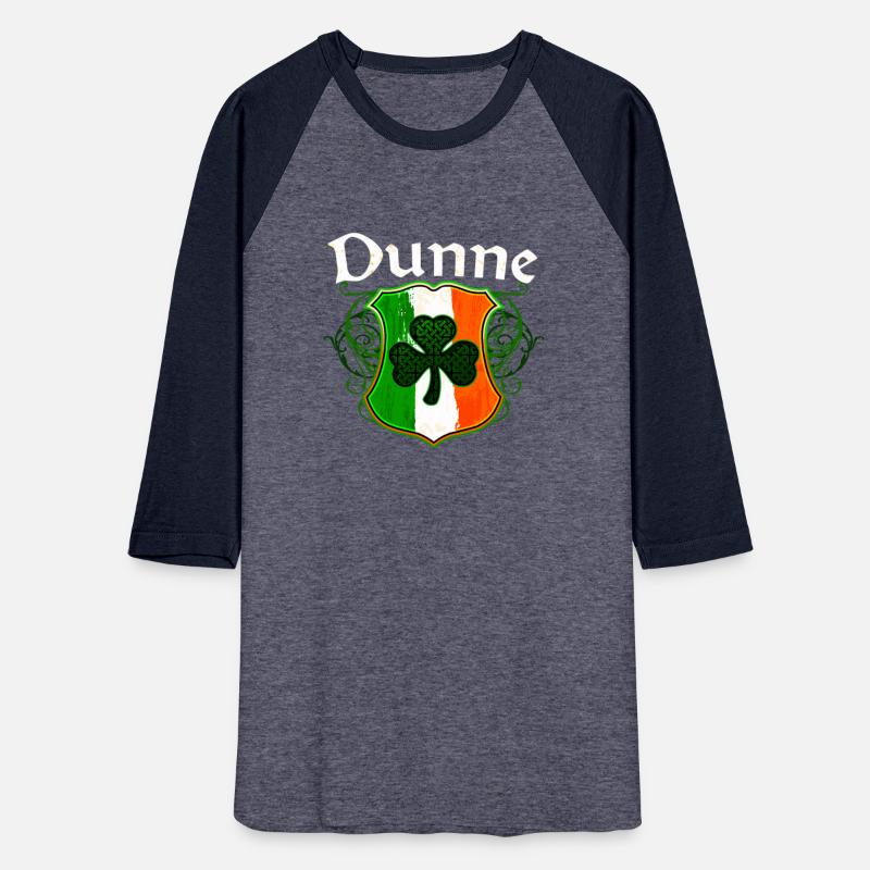 Dunne Irish Surname Ireland Flag Shield Shamrock