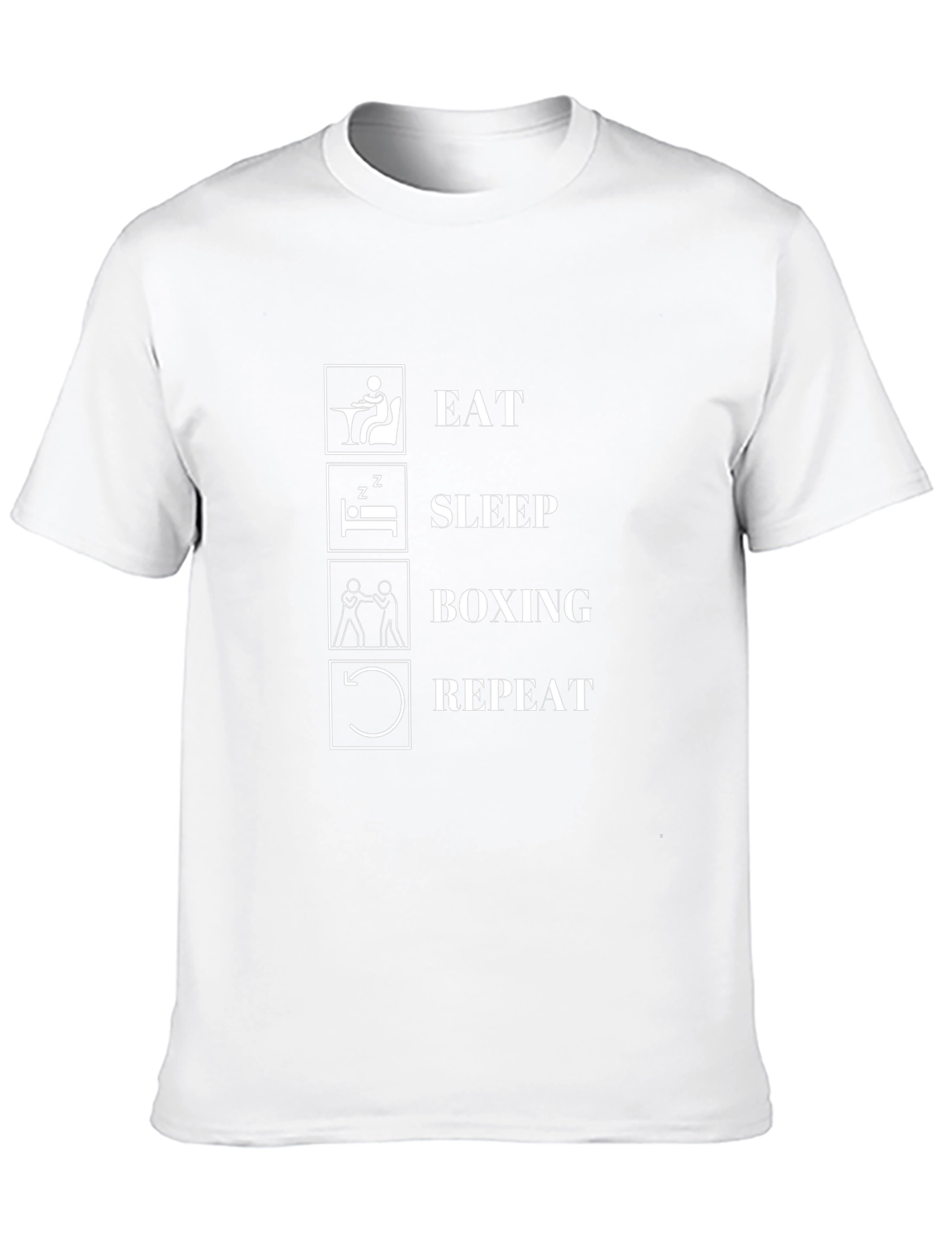 Eat Sleep Boxing Repeat T-Shirt