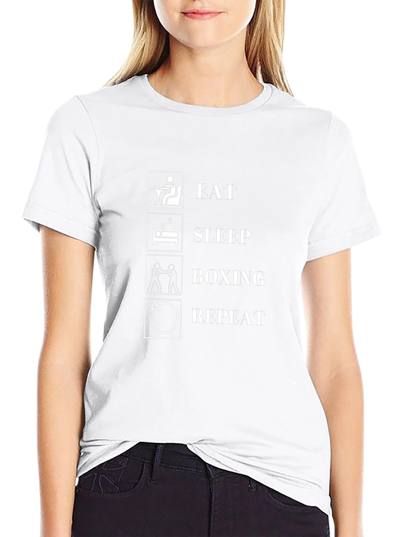 Eat Sleep Boxing Repeat T-Shirt