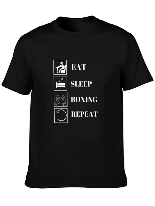 Eat Sleep Boxing Repeat T-Shirt