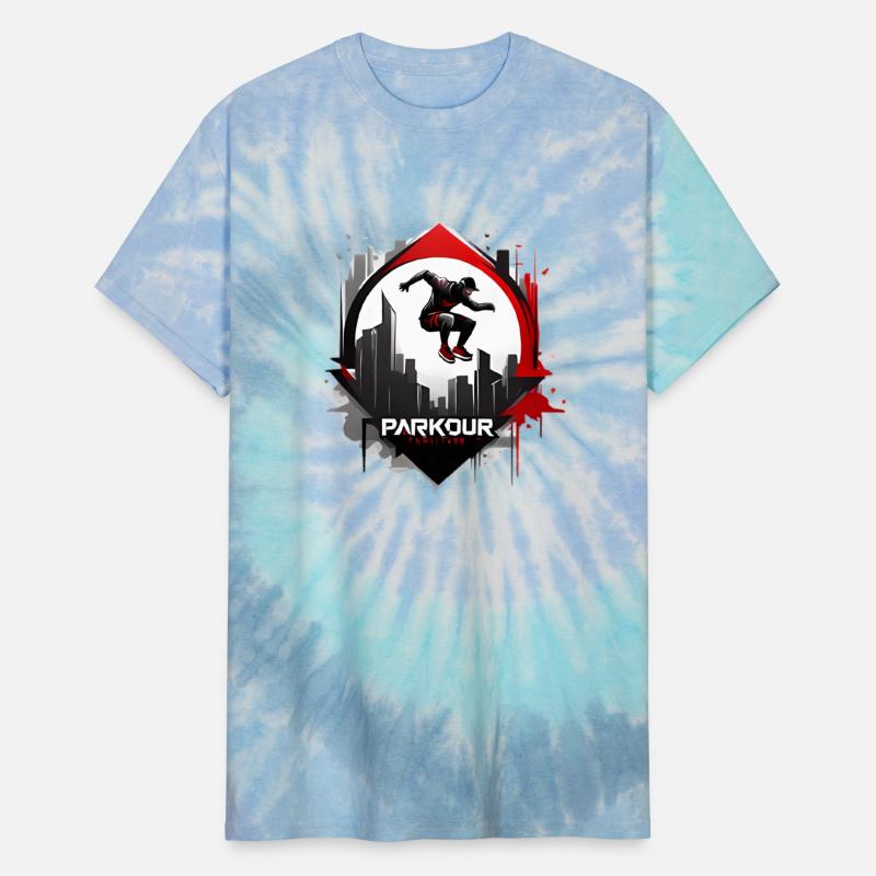 Dynamic Parkour Cityscape Logo