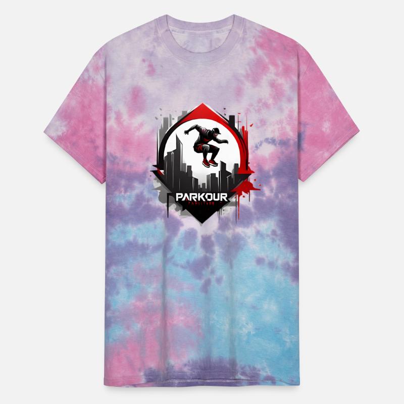 Dynamic Parkour Cityscape Logo