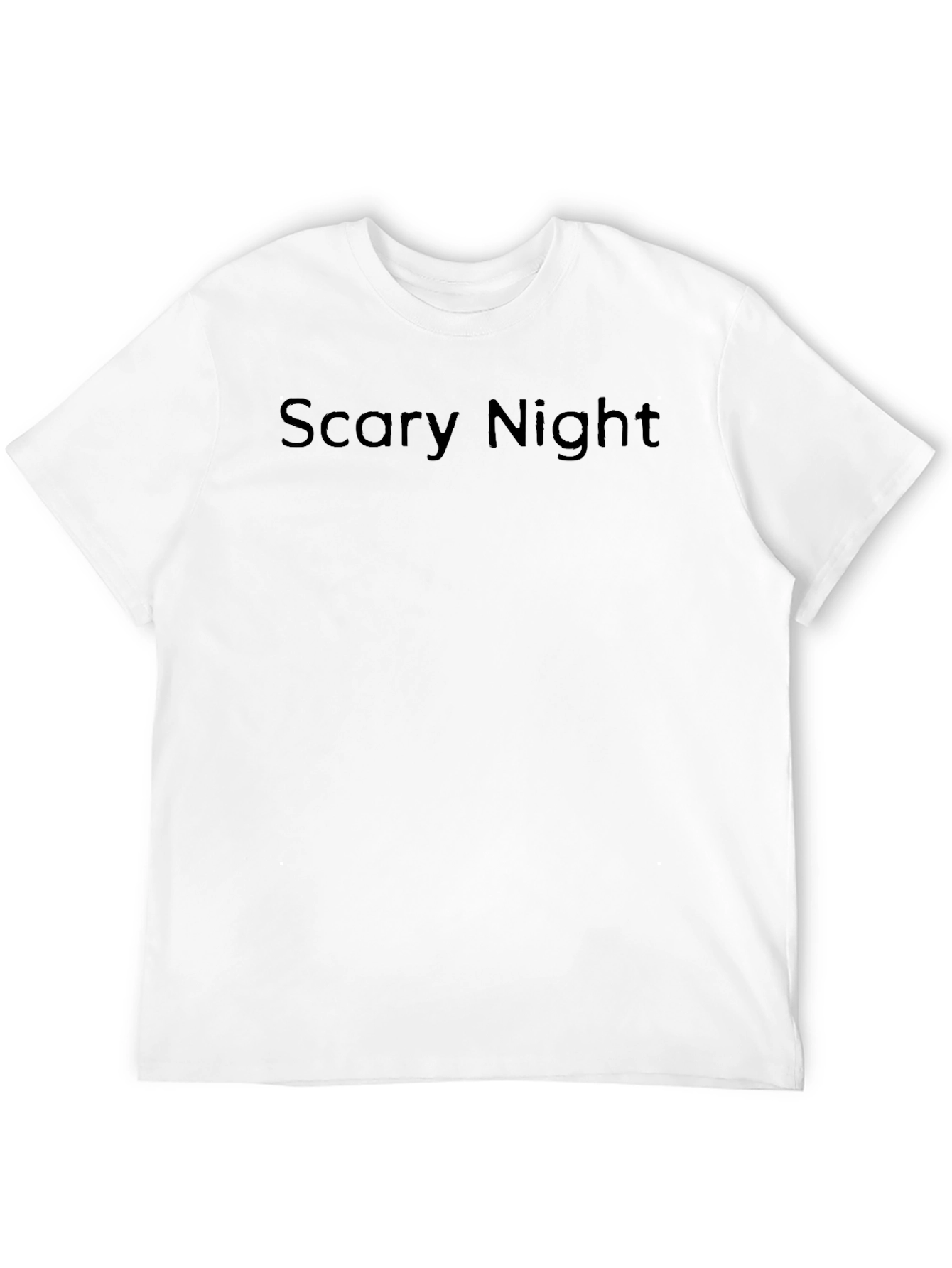 Scary Night Black Graphic Tee