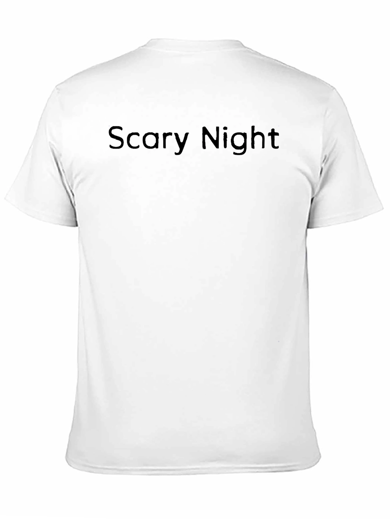 Scary Night Black Graphic Tee