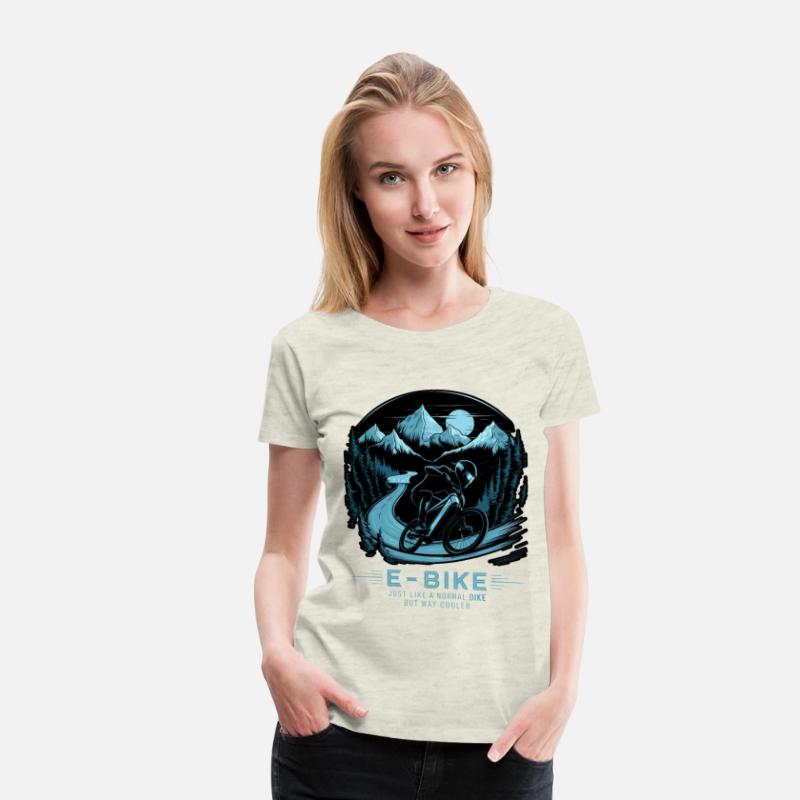 E Bike Saying Quotes Cyclist Mountains Nature