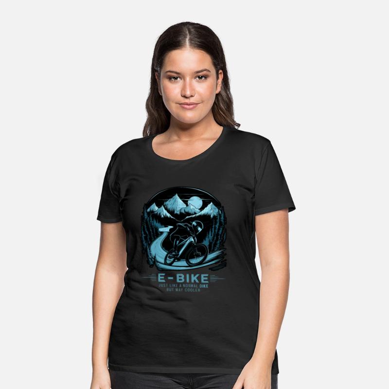 E Bike Saying Quotes Cyclist Mountains Nature