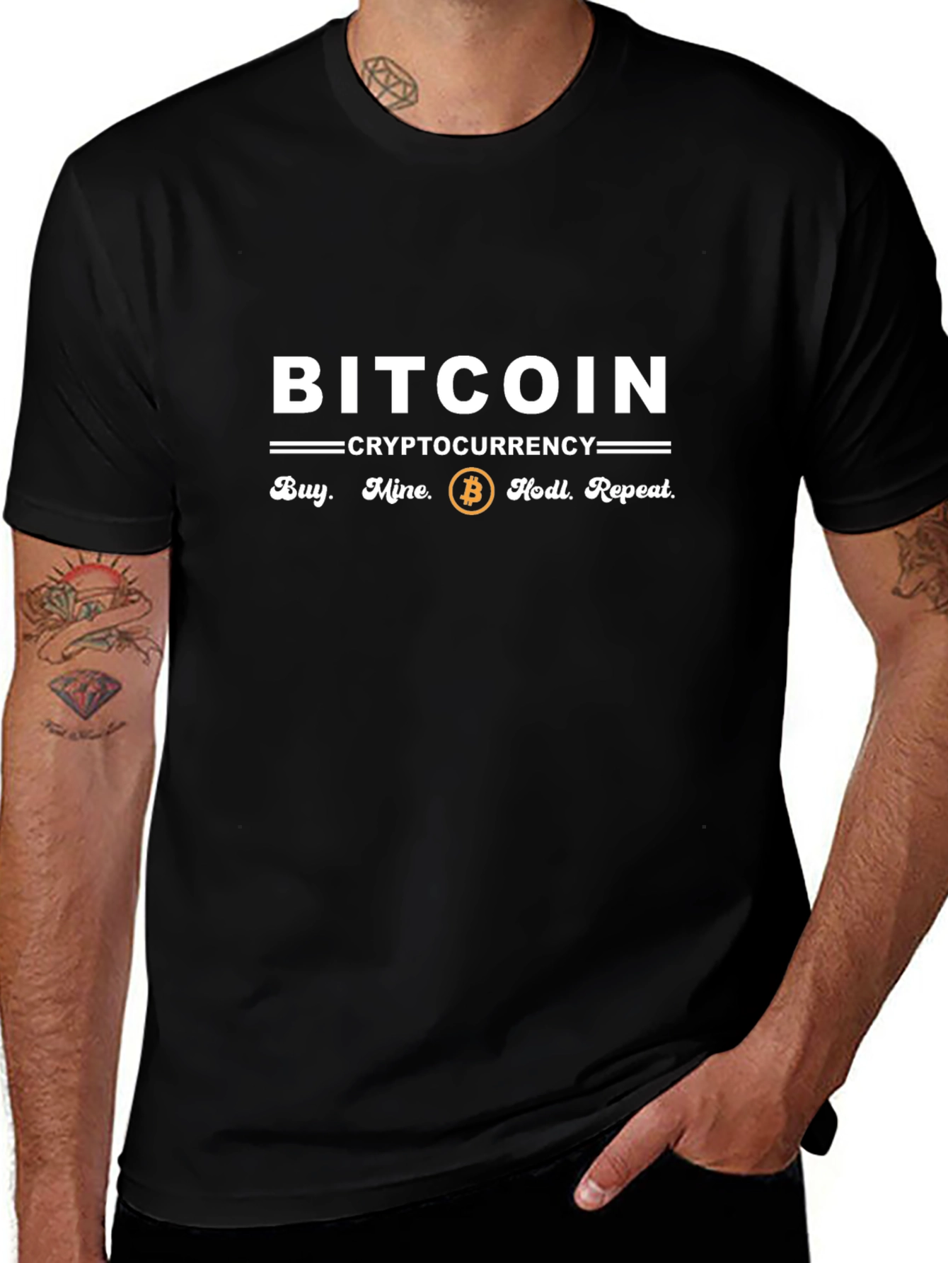 Bitcoin Cryptocurrency T-Shirt