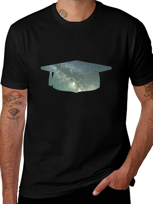 Graduation Cap Galaxy Graphic Tee