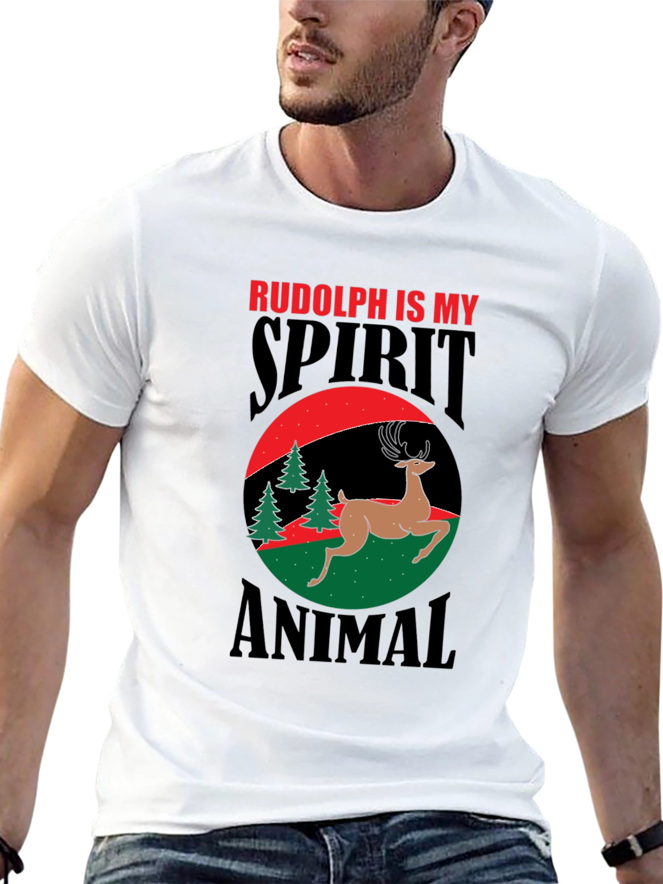 Rudolph is My Spirit Animal T-Shirt