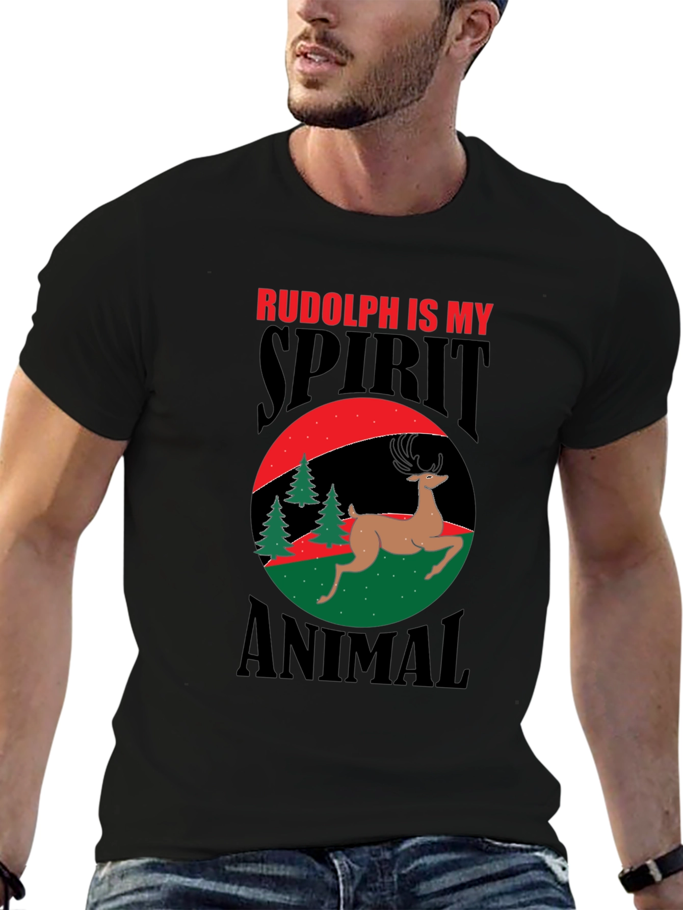 Rudolph is My Spirit Animal T-Shirt