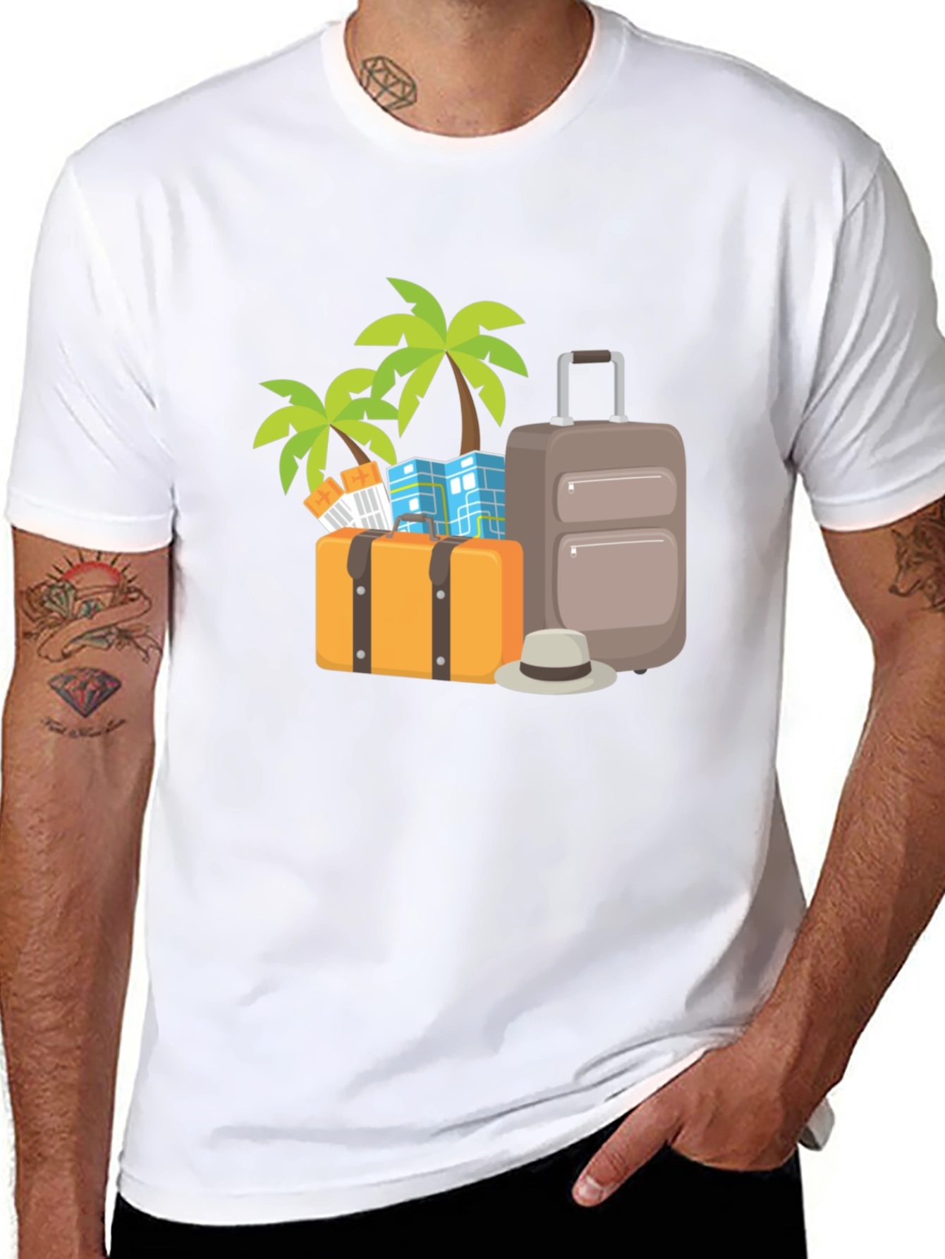 Tropical Getaway T-Shirt - Travel Ready