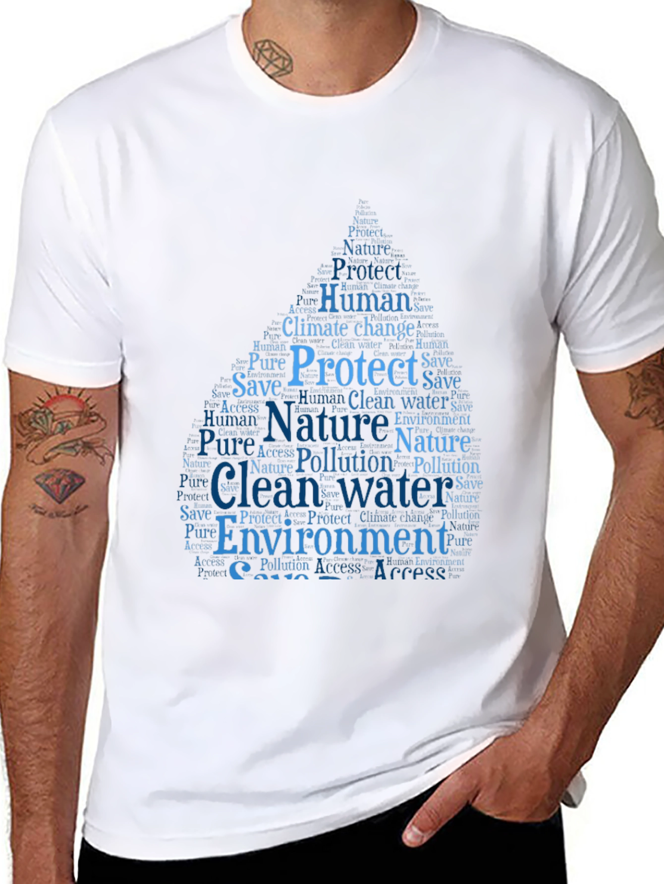 Environment Protect T-Shirt - Climate Change Awareness