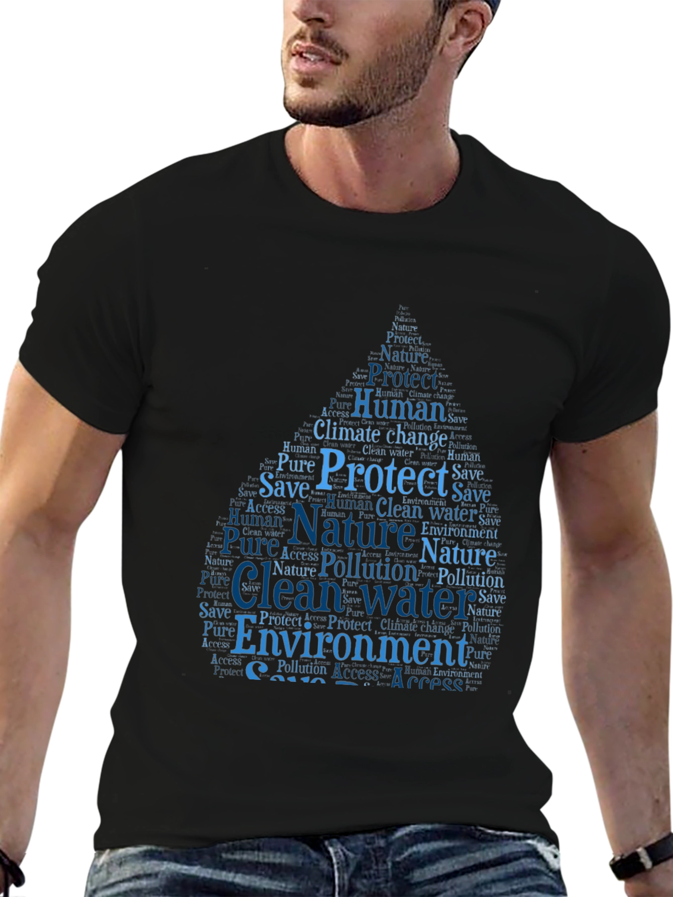 Environment Protect T-Shirt - Climate Change Awareness