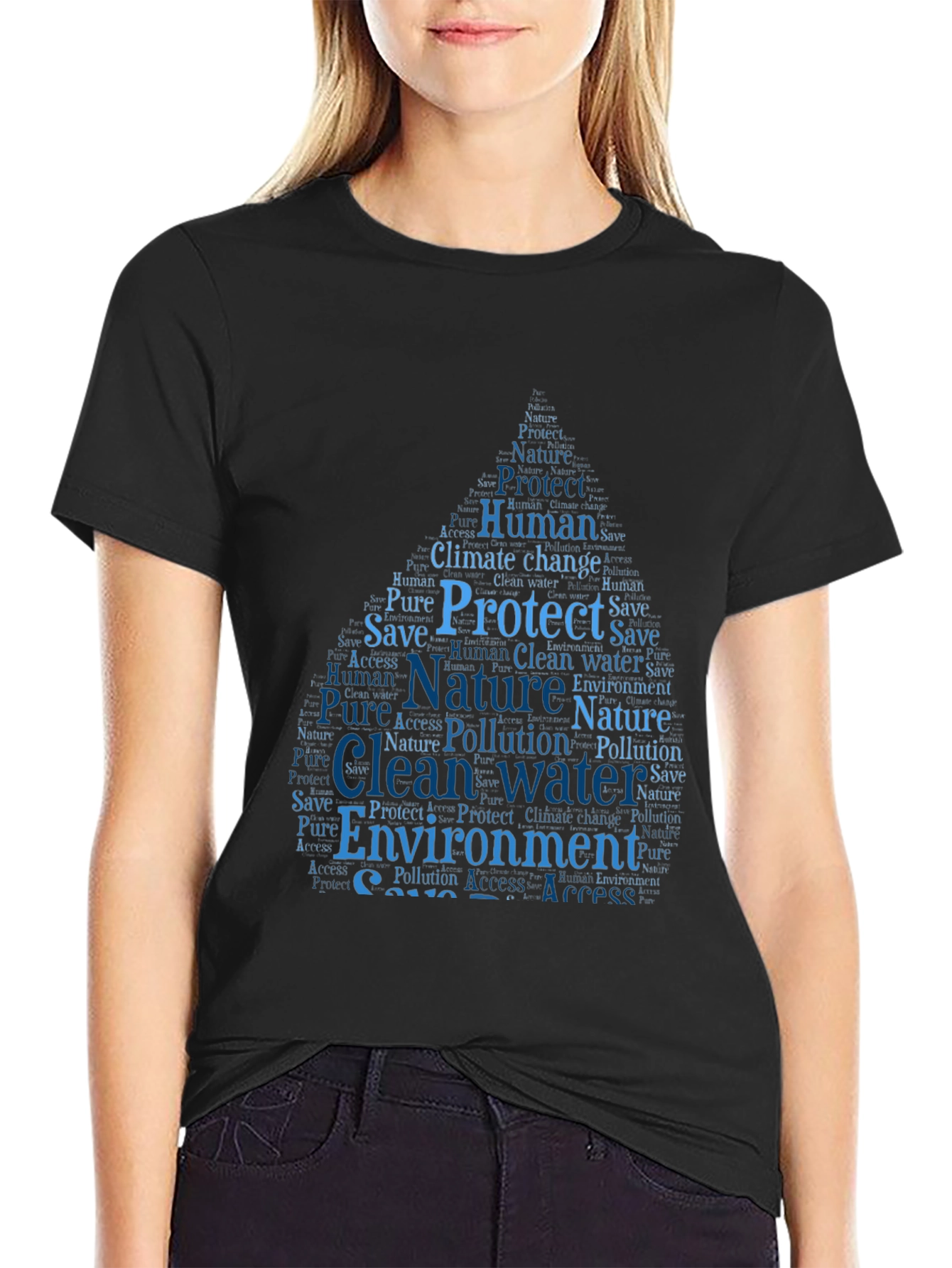 Environment Protect T-Shirt - Climate Change Awareness