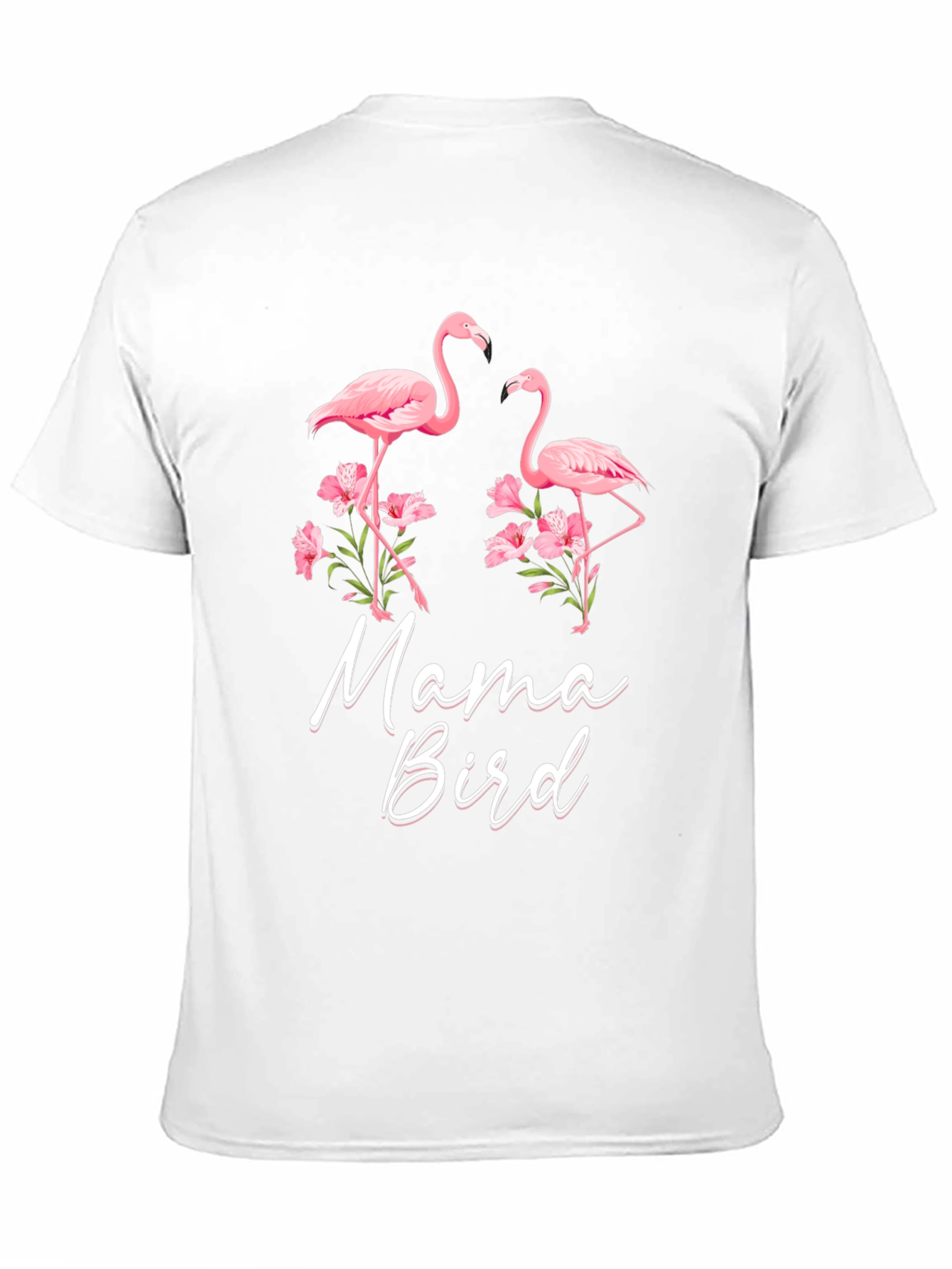 Mama Bird Flamingo Graphic Tee