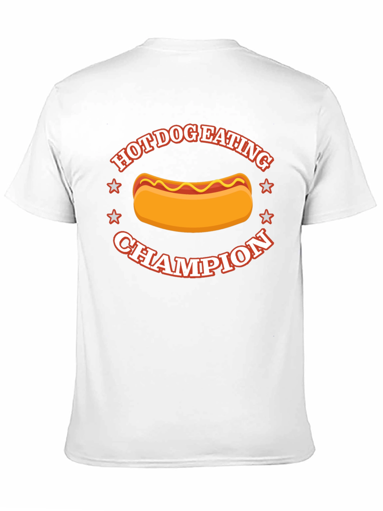 Hot Dog Eating Champion Black T-Shirt