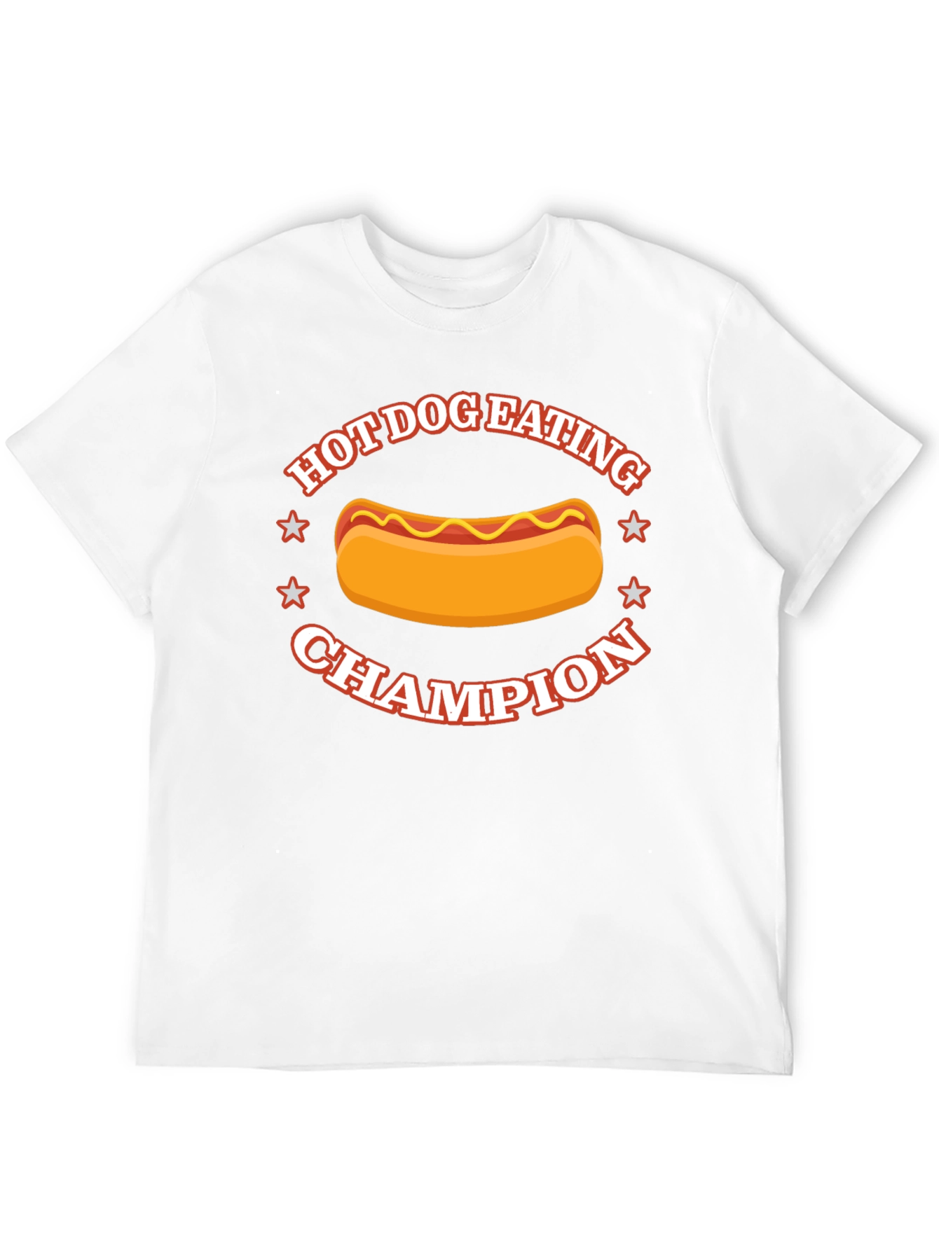 Hot Dog Eating Champion Black T-Shirt